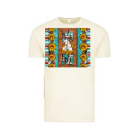 Vintage Arctic goat family mom sunflowers serape leopard cowhide tumbler Vintage Tee - Artiststas