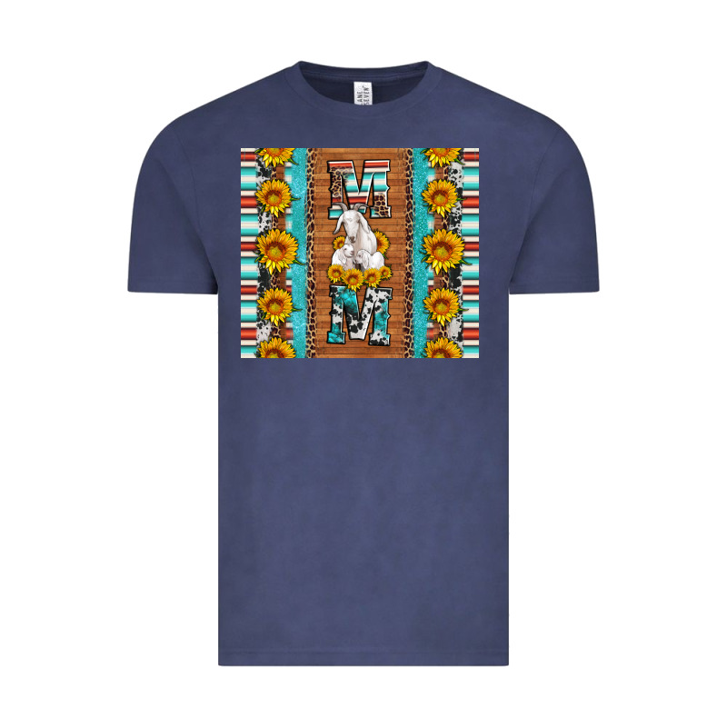 Goat Family Mom Sunflowers Serape Leopard Cowhide Tumbler Vintage Tee by Artiststas | Teevron
