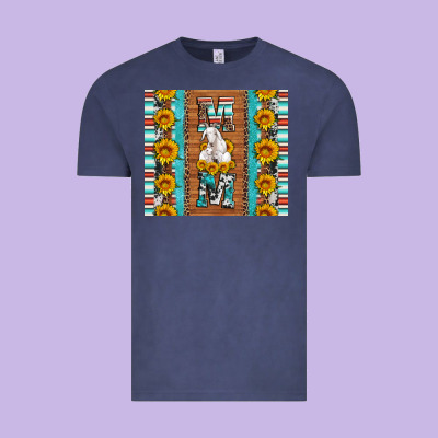 Goat Family Mom Sunflowers Serape Leopard Cowhide Tumbler Vintage Tee Designed By Artiststas