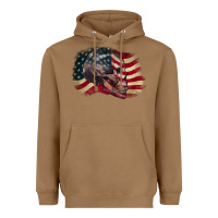 Toasted Coconut Red white rawr 4th of July Heavyweight Hoodie - CowGirlArtShop