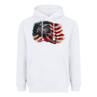 White Red white rawr 4th of July Heavyweight Hoodie - CowGirlArtShop