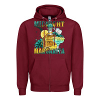 Burgundy midnight margarita Zipper Hoodie - Zillion Design Studio