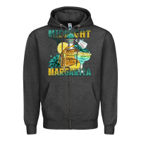 Charcoal Heather midnight margarita Zipper Hoodie - Zillion Design Studio