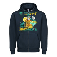Navy midnight margarita Zipper Hoodie - Zillion Design Studio