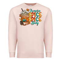 Pale Pink pumpkin spice baby Premium Sweatshirt - RacoonDesign