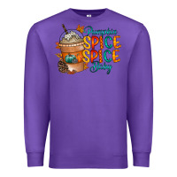 Purple pumpkin spice baby Premium Sweatshirt - RacoonDesign