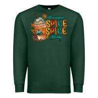 Sports Green pumpkin spice baby Premium Sweatshirt - RacoonDesign