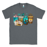Charcoal Heather jesus coffee cups Classic Tee - texasbilliewilder