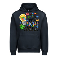 Navy let your light shine Urban Hoodie - MaliasSmallBusiness
