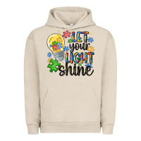 Pigment French Oak let your light shine Urban Hoodie - MaliasSmallBusiness