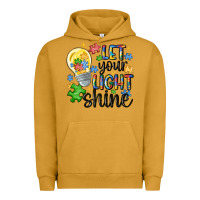 Pigment Peanut Butter let your light shine Urban Hoodie - MaliasSmallBusiness