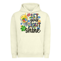 Pigment Pistachio let your light shine Urban Hoodie - MaliasSmallBusiness