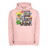 Pigment Salmon let your light shine Urban Hoodie - MaliasSmallBusiness