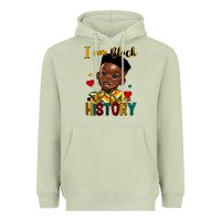 Matcha i am black history black boy Heavyweight Hoodie - HRA Design Shop