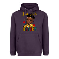 Plum i am black history black boy Heavyweight Hoodie - HRA Design Shop