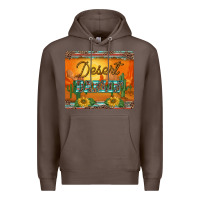 Coffee western desert darlin sunset serape leopard sunflowers mousepad Premium Hoodie - BarkalooDesign