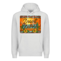 Dove Grey western desert darlin sunset serape leopard sunflowers mousepad Premium Hoodie - BarkalooDesign