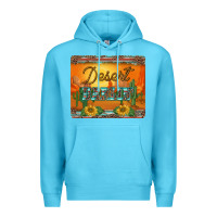 Ocean Blue western desert darlin sunset serape leopard sunflowers mousepad Premium Hoodie - BarkalooDesign