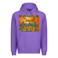 Purple western desert darlin sunset serape leopard sunflowers mousepad Premium Hoodie - BarkalooDesign