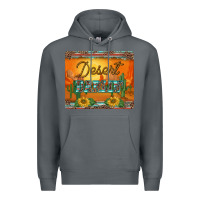 Rock western desert darlin sunset serape leopard sunflowers mousepad Premium Hoodie - BarkalooDesign