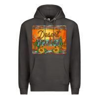 Smoke western desert darlin sunset serape leopard sunflowers mousepad Premium Hoodie - BarkalooDesign