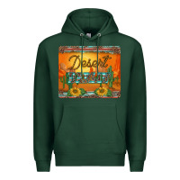 Sports Green western desert darlin sunset serape leopard sunflowers mousepad Premium Hoodie - BarkalooDesign