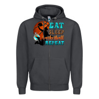Smoke eat sleep basketball repeat Zipper Hoodie - texasbilliewilder