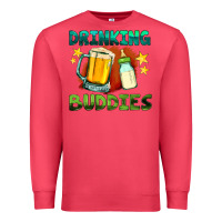 Cardinal drinking buddies with baby bottle and beer Premium Sweatshirt - HRA Design Shop