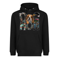 Black dog mom Heavyweight Hoodie - SublimationCraftShop