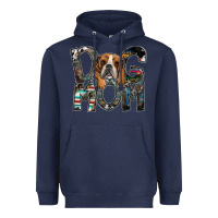 Navy dog mom Heavyweight Hoodie - SublimationCraftShop