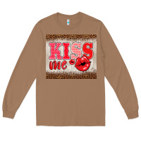 Toasted Coconut valentine's day kiss me Long Sleeve Tee - BarkalooDesign