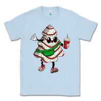 Dusty Blue little debbie christmas tree cakes Classic Tee - Zillion Design Studio