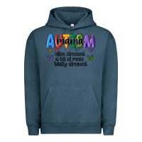 Pigment Midnight Navy autism mama Urban Hoodie - MaliasSmallBusiness