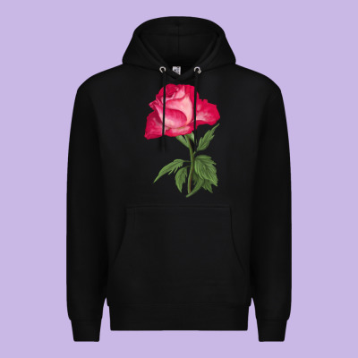 Love At First Sight Rose Premium Hoodie Designed By Lillyallendesigns