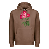 Chestnut Love At First Sight Rose Premium Hoodie - LillyAllenDesigns