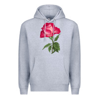 Heather Grey Love At First Sight Rose Premium Hoodie - LillyAllenDesigns
