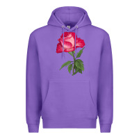 Purple Love At First Sight Rose Premium Hoodie - LillyAllenDesigns