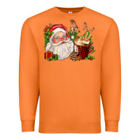 Carrot santa and hot cocoa cup Premium Sweatshirt - FaDigitalArtStudio