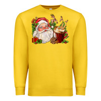 Lemon santa and hot cocoa cup Premium Sweatshirt - FaDigitalArtStudio