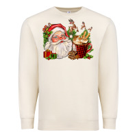 Sandshell santa and hot cocoa cup Premium Sweatshirt - FaDigitalArtStudio