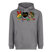 Storm peace love juneteenth 1865 Heavyweight Hoodie - HRA Design Shop