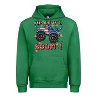 Emerald 4th of july png, monster truck Urban Hoodie - MaliasSmallBusiness