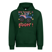 Forest Green 4th of july png, monster truck Urban Hoodie - MaliasSmallBusiness