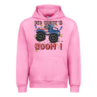 Fuchsia Pink 4th of july png, monster truck Urban Hoodie - MaliasSmallBusiness