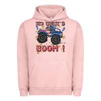 Pigment Salmon 4th of july png, monster truck Urban Hoodie - MaliasSmallBusiness