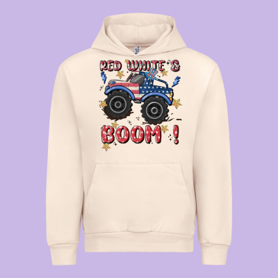4th Of July Png, Monster Truck Urban Hoodie Designed By Maliassmallbusiness