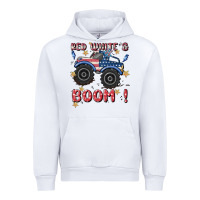 White 4th of july png, monster truck Urban Hoodie - MaliasSmallBusiness