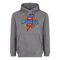 Storm Merica lightning bolt Heavyweight Hoodie - Neo Western