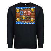 Black dad life with beers Premium Sweatshirt - HRA Design Shop