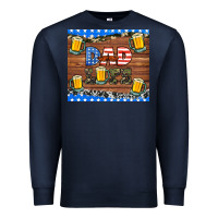 Navy dad life with beers Premium Sweatshirt - HRA Design Shop